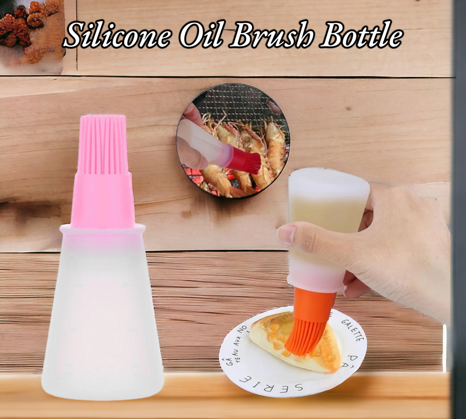 Silicone Oil Brush Bottle