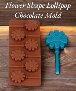Flower Shape Lollipop Chocolate Mold