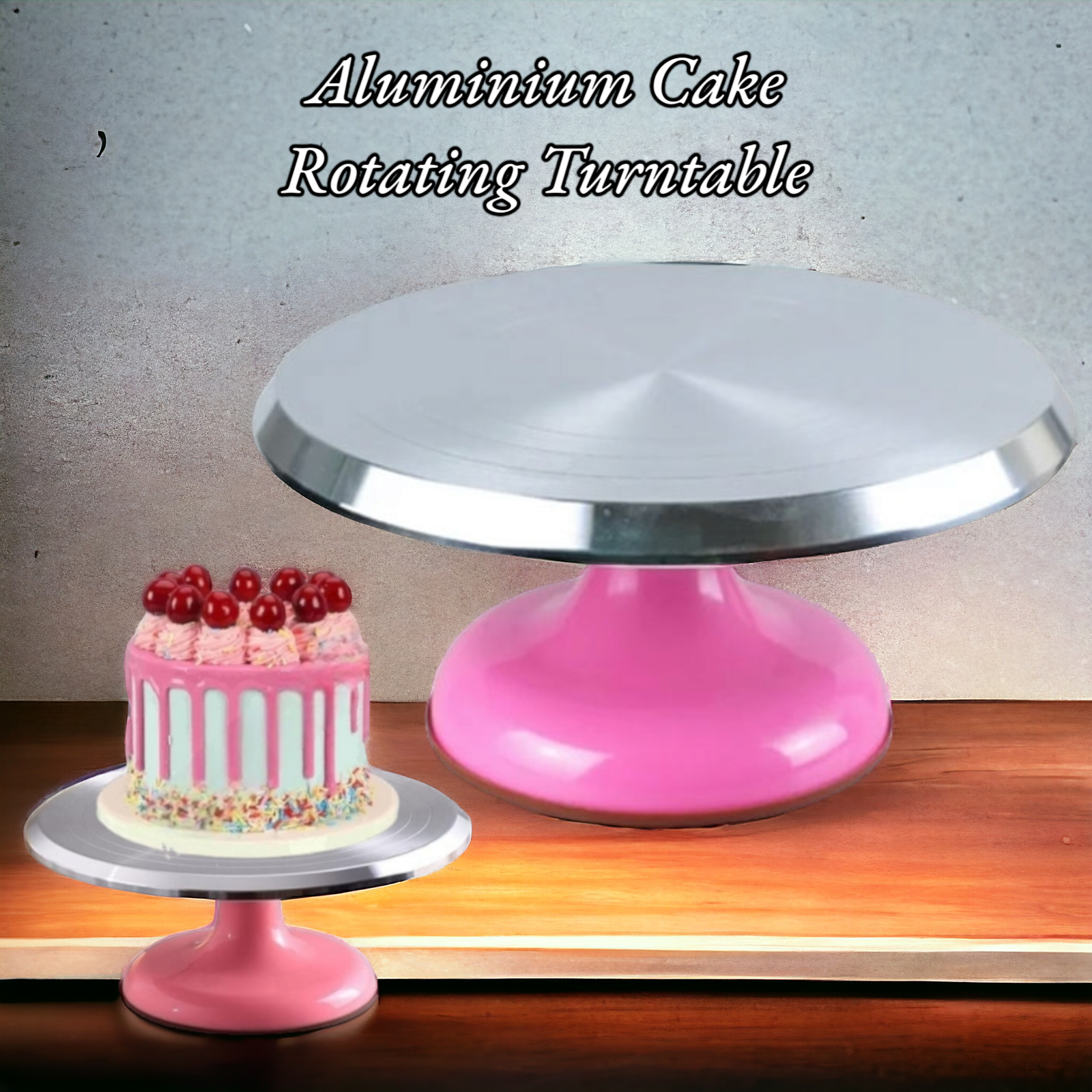 Aluminium Cake Rotating Turntable