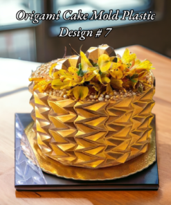 Origami Cake Mold Plastic Design # 7
