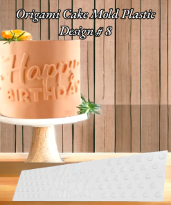 Origami Cake Mold Plastic Design # 8