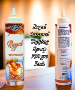 Royal Caramel Topping Syrup 750 gm Pack