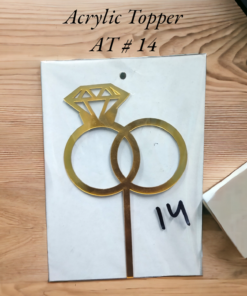 Acrylic Topper AT # 14 (Ring)