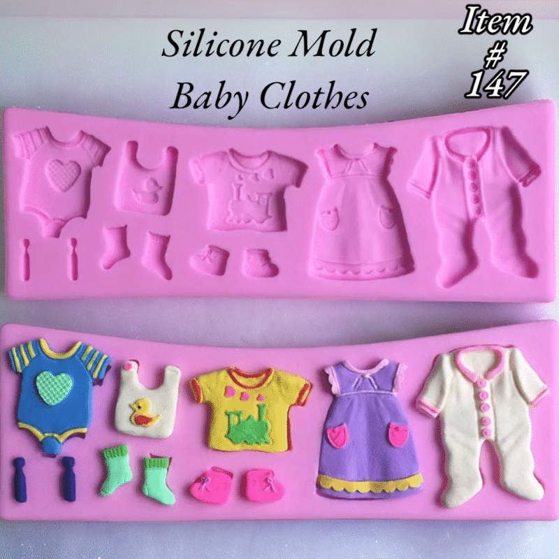Silicone Mold Baby Clothes Item # 147