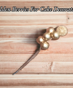 Golden Berries For Cake Decoration Pack of 4 Pcs
