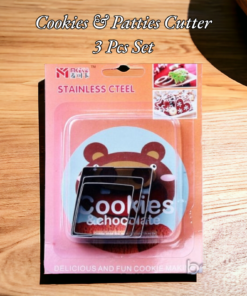 Cookie & Patties Cutter 3 Pcs Set