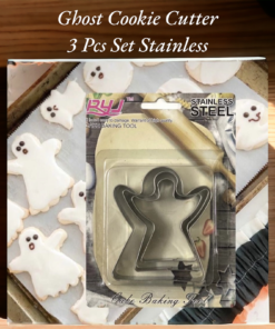 Ghost Cookie Cutter 3 Pcs Set Stainless Steel