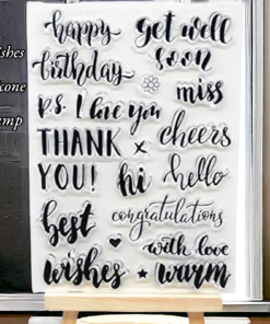Wishes Silicone Stamp