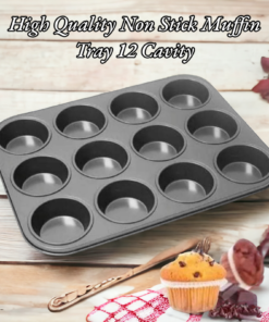 High Quality Non Stick Muffin Tray 12 Cavity