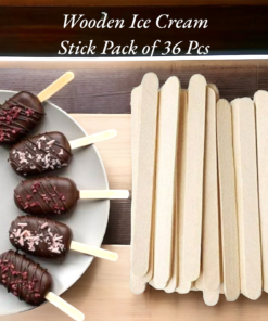 Wooden Ice Cream Stick Pack of 36 Pcs