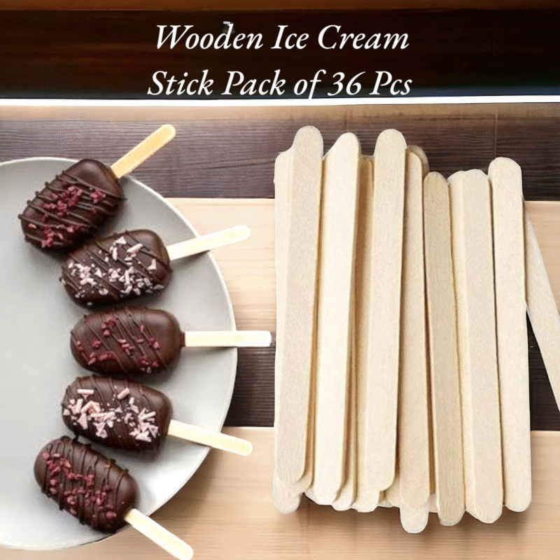 Wooden Ice Cream Stick Pack of 36 Pcs