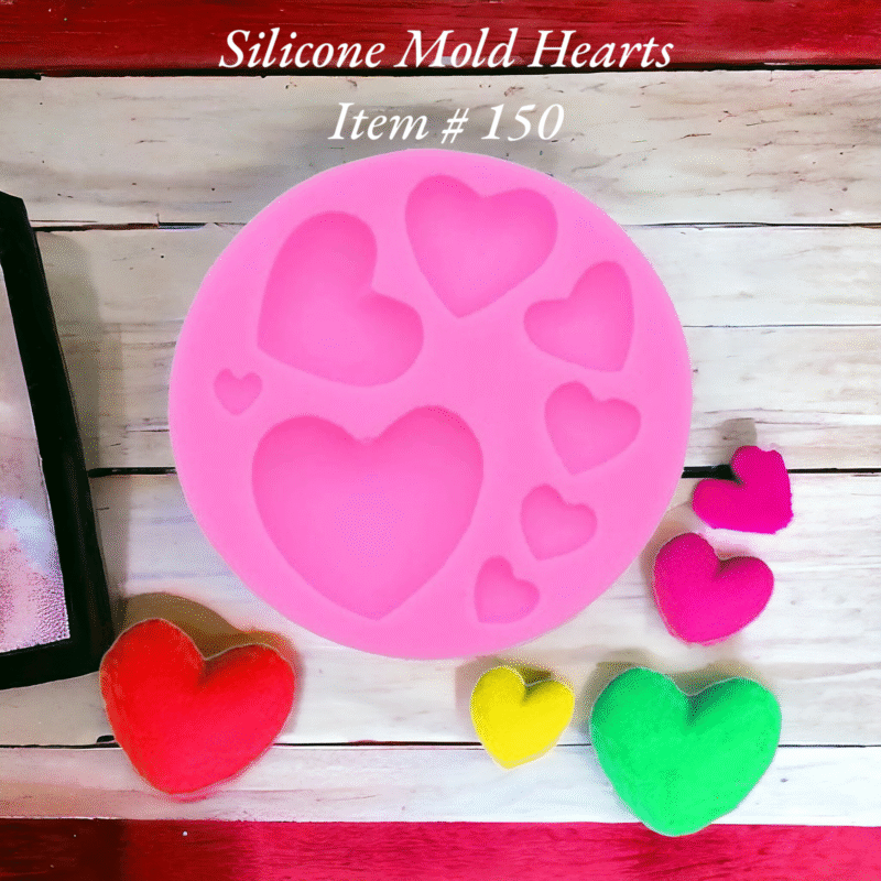 Silicone Mold Hearts Item # 150