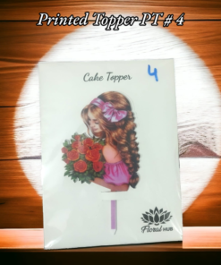 Printed Topper PT # 4