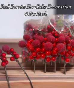 Berries for Cake Decoration (4pcs)