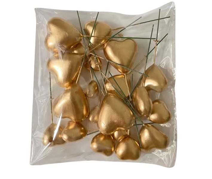 Heart Shape Faux Balls Pack (20pcs)