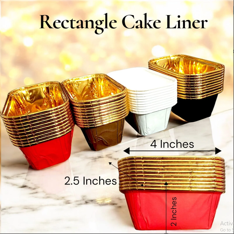 Rectangle Cupcake Liner Random