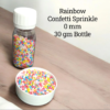 rainbow confetti sprinkle