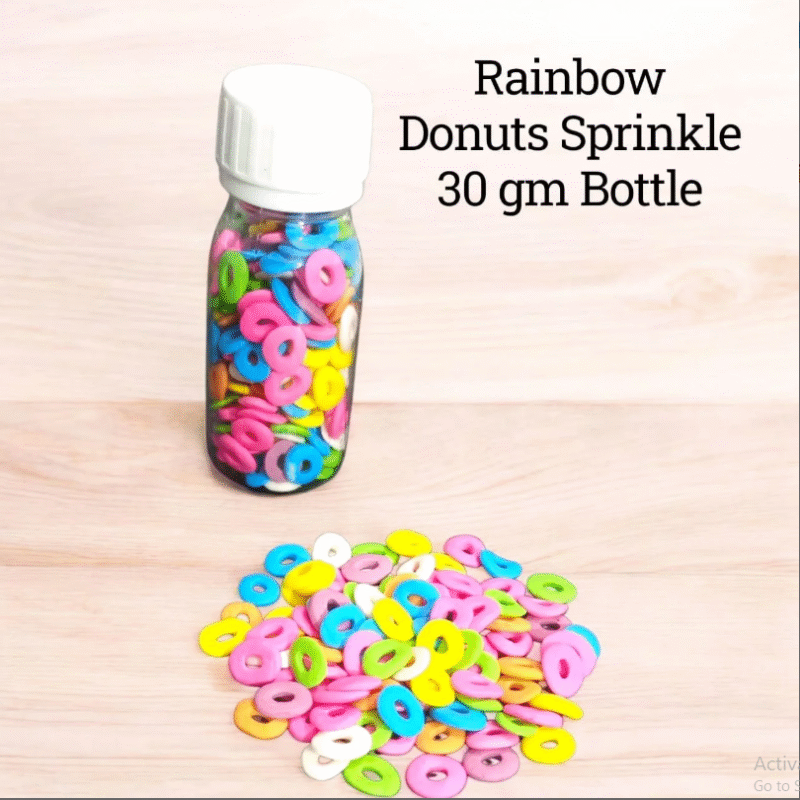 rainbow donuts sprinkle