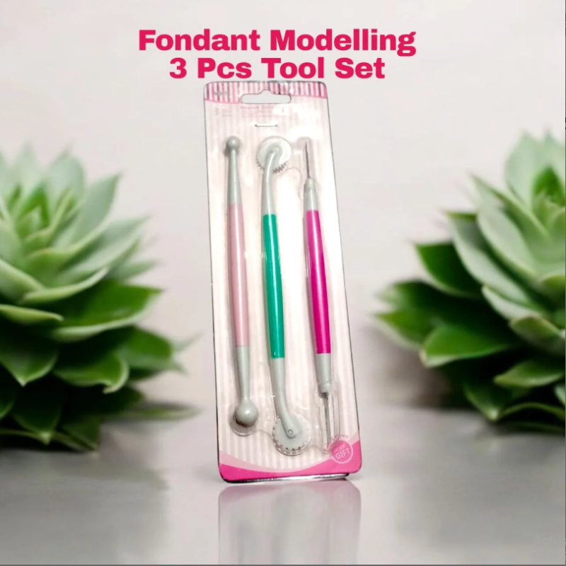 Fondant Modelling 3 Pcs Tool Set
