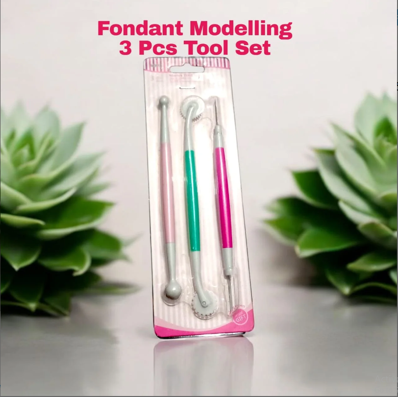 Fondant Modelling 3 Pcs Tool Set