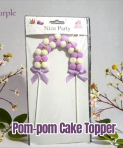 Pom-pom Cake Topper