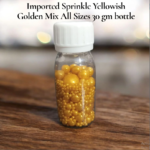 Imported Sprinkles Yellowish Golden Mix Sizes