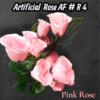 Artificial Rose AF # R4 (Pink Rose)