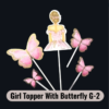 Girl Topper With Butterfly G-2