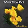 Artificial Rose AF # R2 (Yellow Rose)